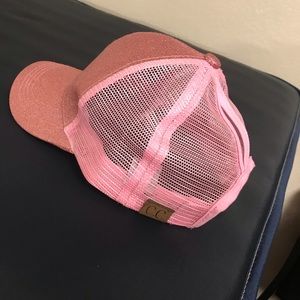 C.C. Sparkly baseball hat